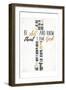 Three Quote Cross Too-Milli Villa-Framed Art Print