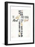 Three Quote Cross Too-Milli Villa-Framed Art Print