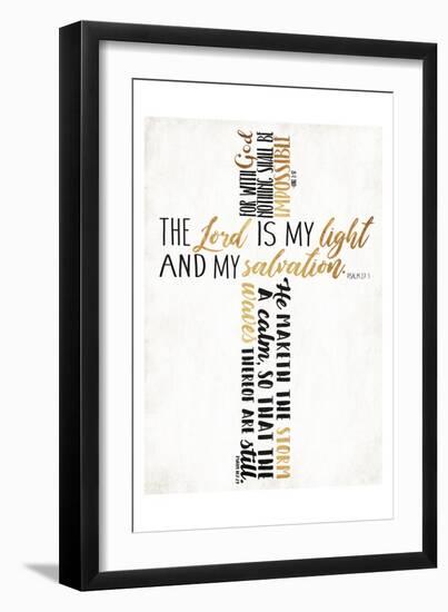 Three Quote Cross-Milli Villa-Framed Art Print