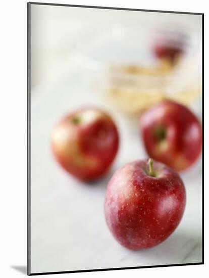 Three Red Apples-Alena Hrbkova-Mounted Photographic Print
