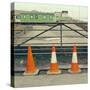 Three Red Cones-Clive Nolan-Stretched Canvas