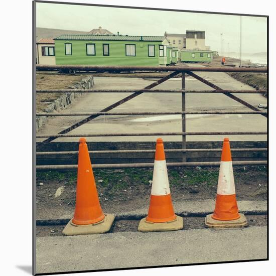 Three Red Cones-Clive Nolan-Mounted Photographic Print