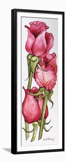Three Red Roses-Joan Thewsey-Framed Premium Giclee Print