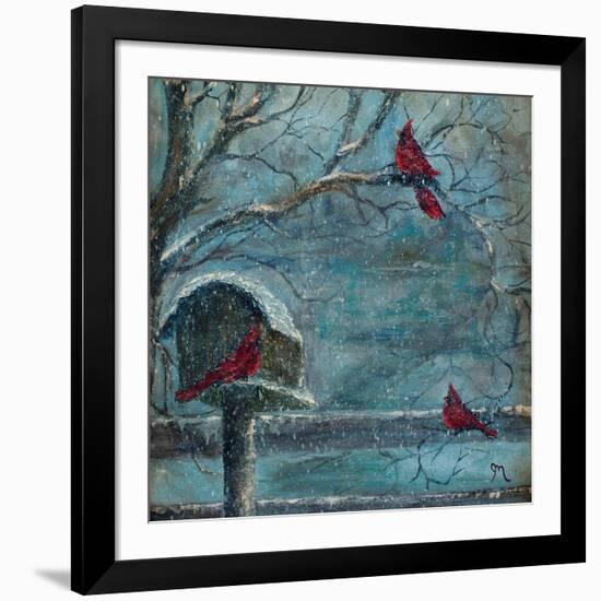 Three Reds-Jodi Monahan-Framed Art Print