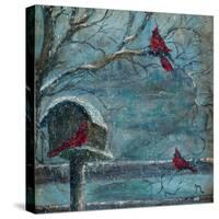 Three Reds-Jodi Monahan-Stretched Canvas