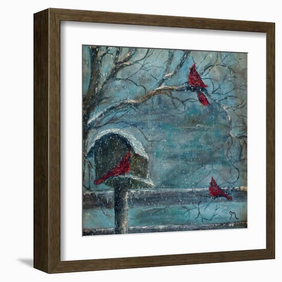 Three Reds-Jodi Monahan-Framed Art Print