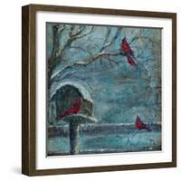 Three Reds-Jodi Monahan-Framed Art Print