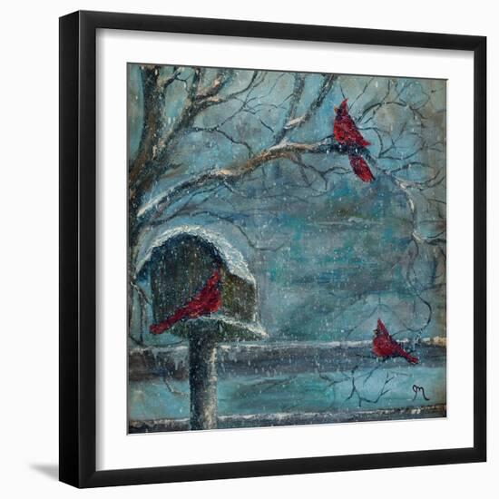 Three Reds-Jodi Monahan-Framed Art Print