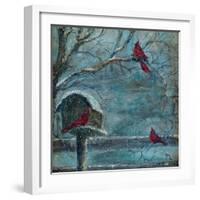 Three Reds-Jodi Monahan-Framed Art Print