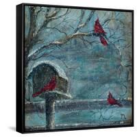 Three Reds-Jodi Monahan-Framed Stretched Canvas