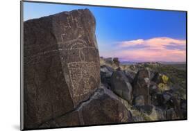 Three Rivers Petroglyph Site, Blm, New Mexico, Usa-Christian Heeb-Mounted Photographic Print