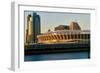 Three Rivers Stadium on Ohio River, Cincinnati, OH-null-Framed Photographic Print