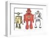 Three Robots-Paul McCreery-Framed Art Print