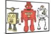 Three Robots-Paul McCreery-Mounted Art Print