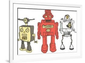 Three Robots-Paul McCreery-Framed Giclee Print