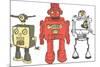 Three Robots-Paul McCreery-Mounted Giclee Print