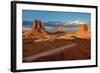 Three Rocks in the Monument Valley.-lucky-photographer-Framed Photographic Print