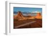 Three Rocks in the Monument Valley.-lucky-photographer-Framed Photographic Print