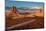 Three Rocks in the Monument Valley.-lucky-photographer-Mounted Photographic Print