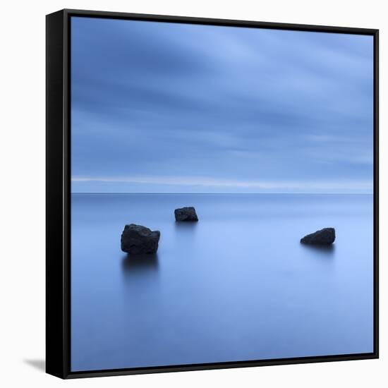 Three Rocks-Doug Chinnery-Framed Stretched Canvas