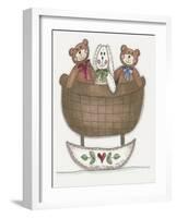 Three’s a Crowd-Debbie McMaster-Framed Giclee Print