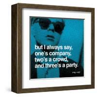 Three's a Party-null-Framed Giclee Print