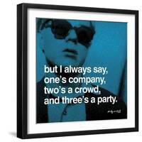 Three's a Party-null-Framed Giclee Print