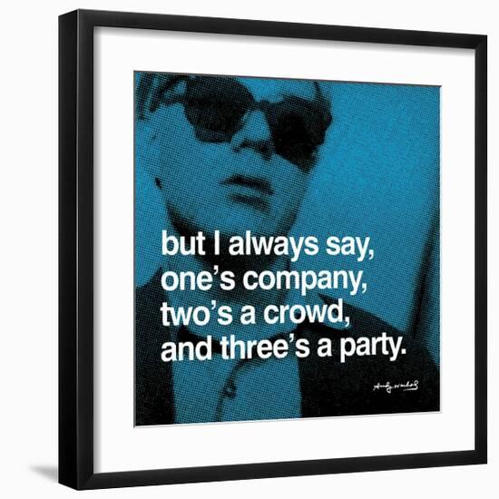 Three's a Party-null-Framed Giclee Print