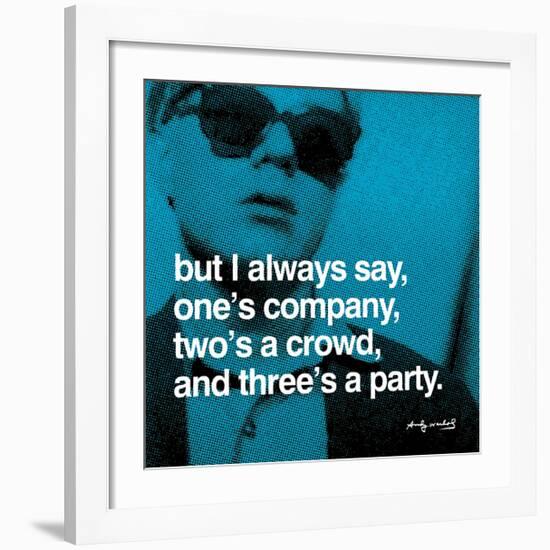 Three's a Party-null-Framed Giclee Print