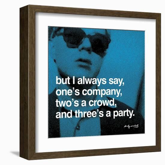 Three's a Party-null-Framed Art Print