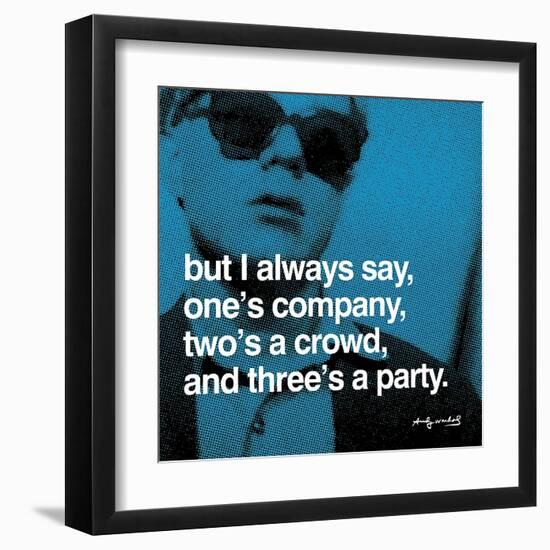 Three's a Party-null-Framed Art Print