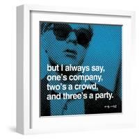 Three's a Party-null-Framed Art Print