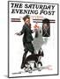 "Three's Company" Saturday Evening Post Cover, June 19,1920-Norman Rockwell-Mounted Giclee Print