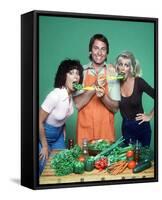 Three's Company-null-Framed Stretched Canvas