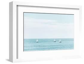 Three Sailboats-Elena Chukhlebova-Framed Photographic Print