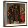 Three Saints: Roch, Anthony Abbot, and Lucy, c.1513-Giovanni Battista Cima Da Conegliano-Framed Giclee Print