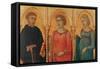 Three Saints-Pietro Lorenzetti-Framed Stretched Canvas