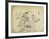 Three Sake Tasters. 1710-Okumura Masanobu-Framed Giclee Print