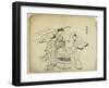 Three Sake Tasters. 1710-Okumura Masanobu-Framed Giclee Print