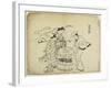 Three Sake Tasters. 1710-Okumura Masanobu-Framed Giclee Print