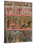 Three Scenes from "Parsifal" by Wolfram Von Eschenbach Facsimile from a 13th Century Manuscript-null-Stretched Canvas