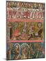 Three Scenes from "Parsifal" by Wolfram Von Eschenbach Facsimile from a 13th Century Manuscript-null-Mounted Giclee Print