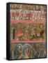 Three Scenes from "Parsifal" by Wolfram Von Eschenbach Facsimile from a 13th Century Manuscript-null-Framed Stretched Canvas