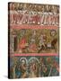 Three Scenes from "Parsifal" by Wolfram Von Eschenbach Facsimile from a 13th Century Manuscript-null-Stretched Canvas