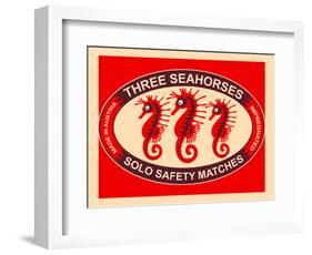 Three Seahorses-Mark Rogan-Framed Art Print