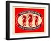 Three Seahorses-Mark Rogan-Framed Art Print