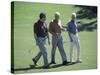 Three Senior Men Walking on a Golf Course-null-Stretched Canvas