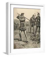 Three Seventeenth Century Golfers-Stanley Berkeley-Framed Art Print