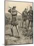 Three Seventeenth Century Golfers-Stanley Berkeley-Mounted Art Print