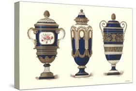 Three Sevres Urns-null-Stretched Canvas